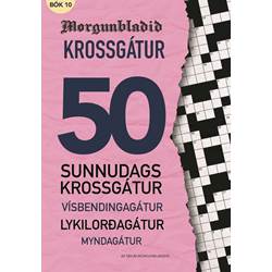 Mynd af !Krossgátur Morgunblaðið BÓK nr. 10. 