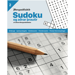 Mynd af Sudoku og aðrar þrautir nr. 2   UPPSELD