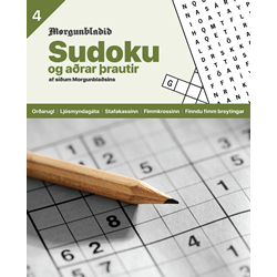 Mynd af Sudoku og aðrar þrautir nr. 4